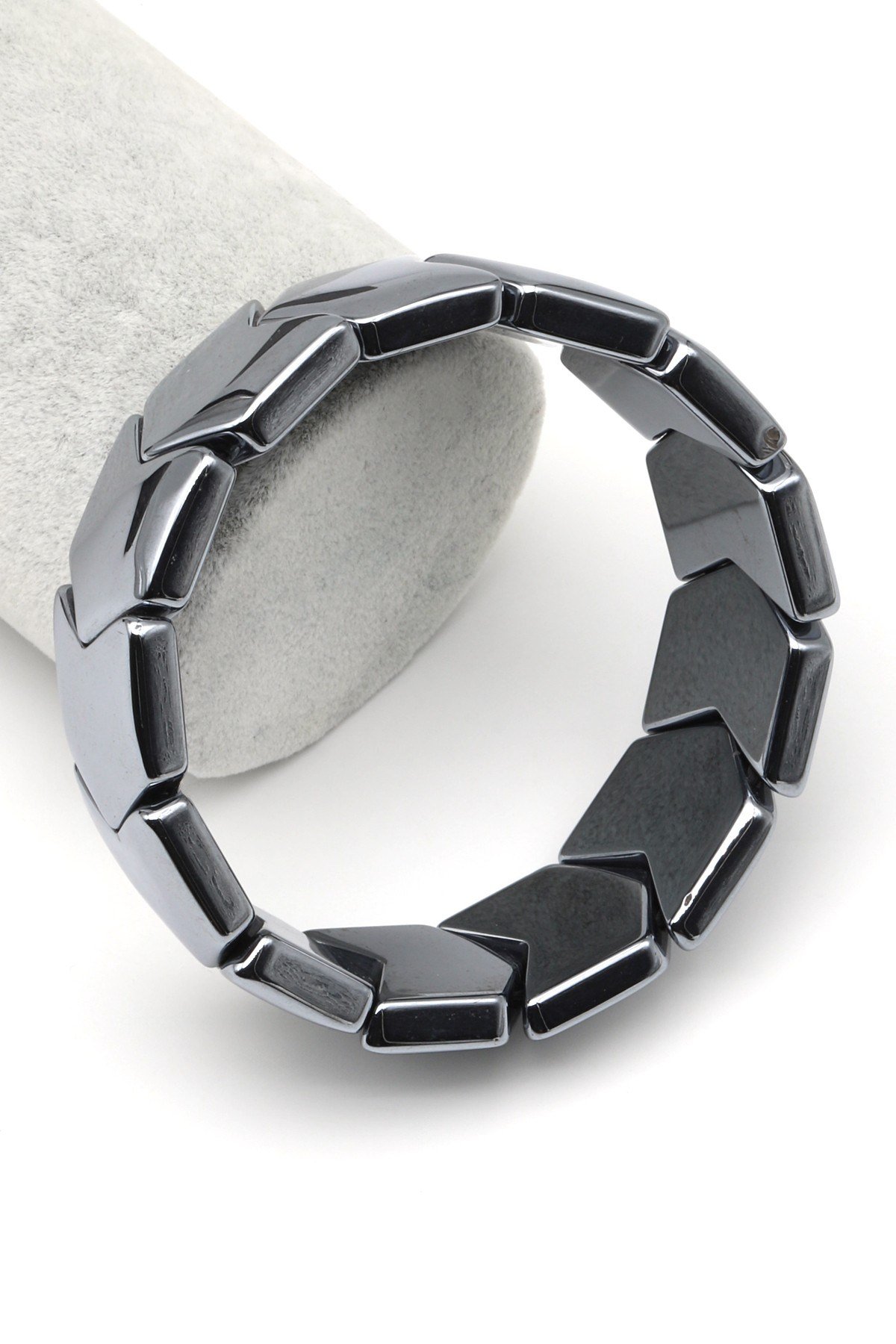 Terahertz Doğal Taş Bileklik 21 x 21 mm Özel Kesim - BLK-2424
