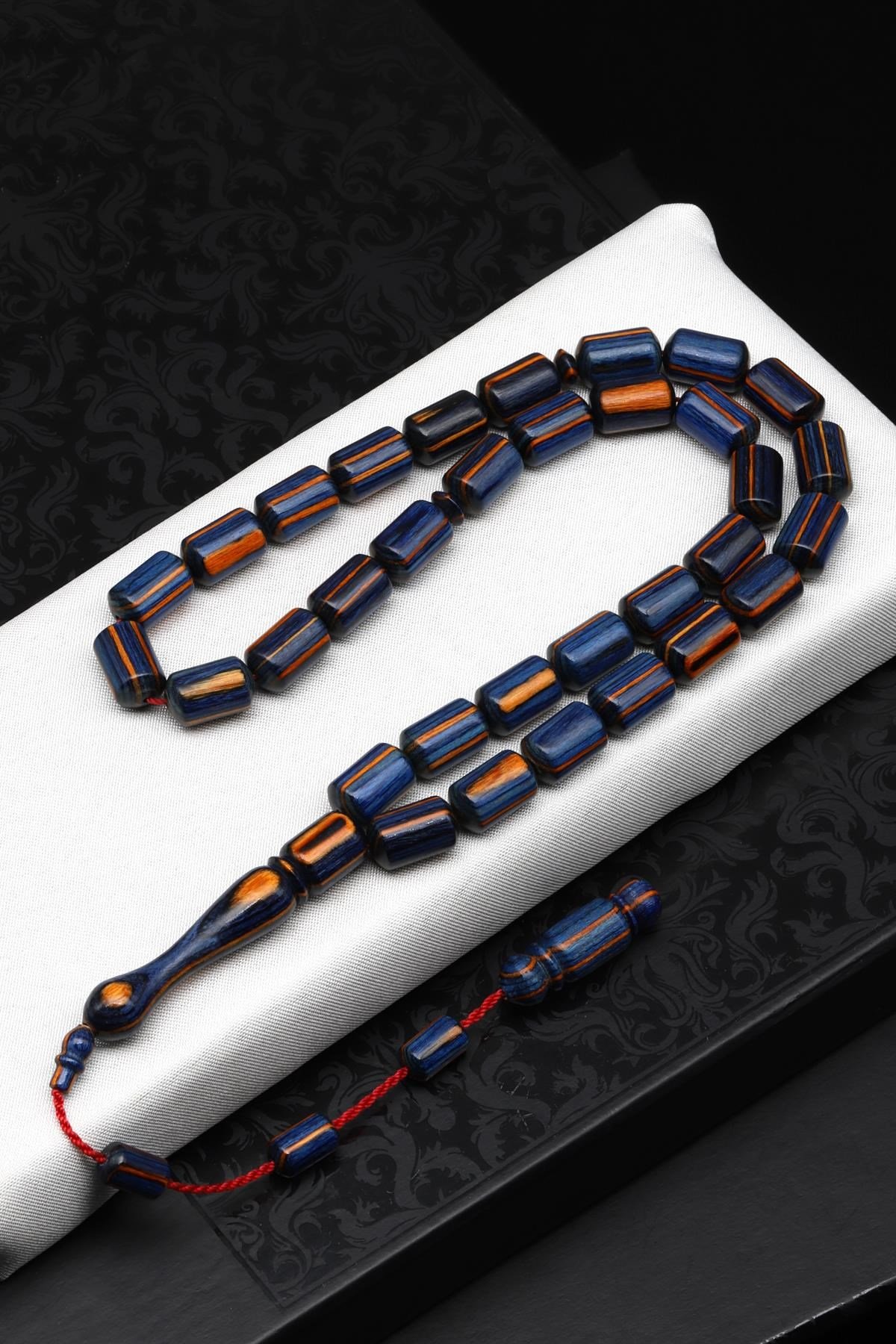 Usta İşçilikli Kafur Ağacı Tesbih 7 x 12 mm Kapsül Kesim