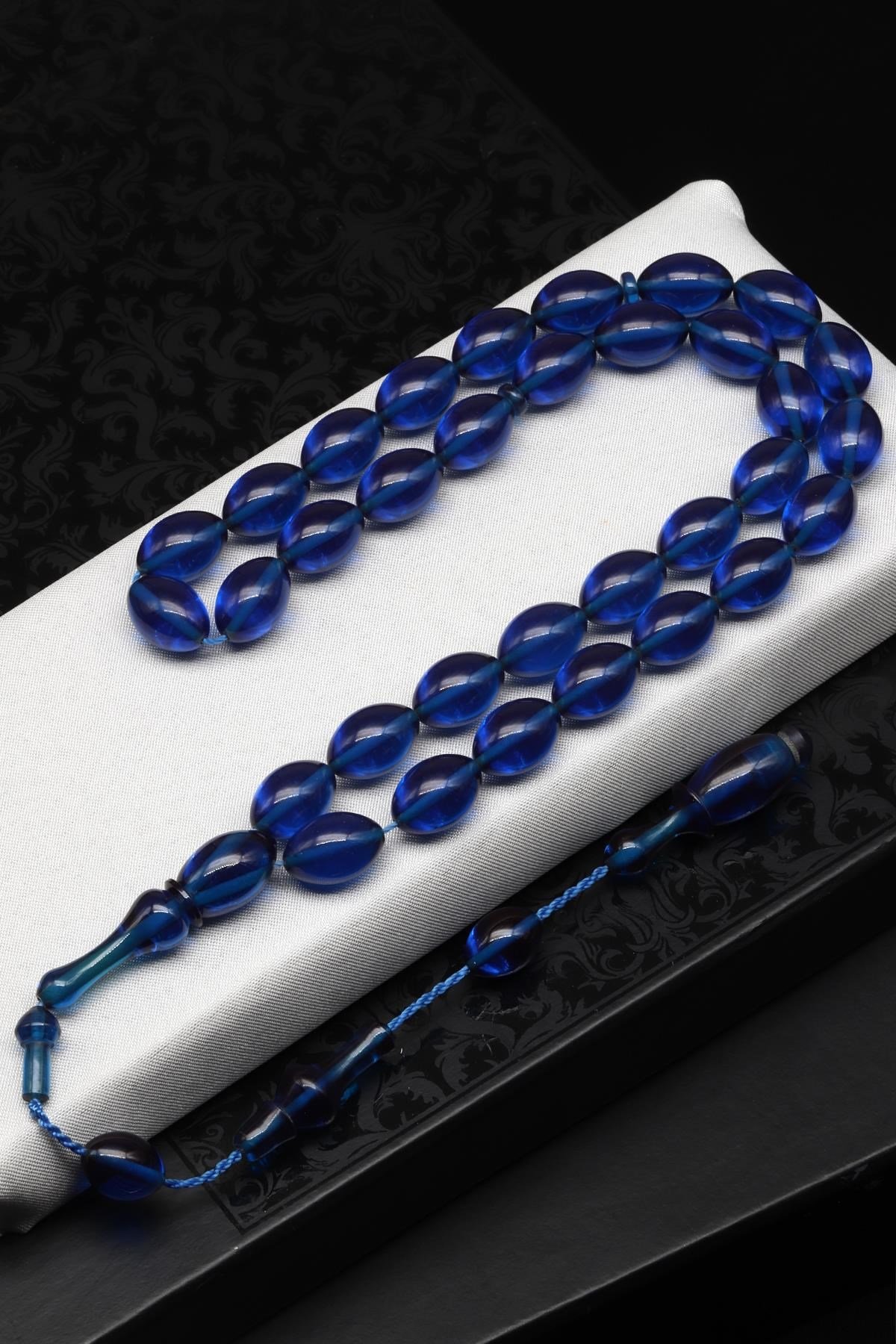 Usta İşçilikli Sıkma Tesbih 9 x 14 mm Beyzi Kesim