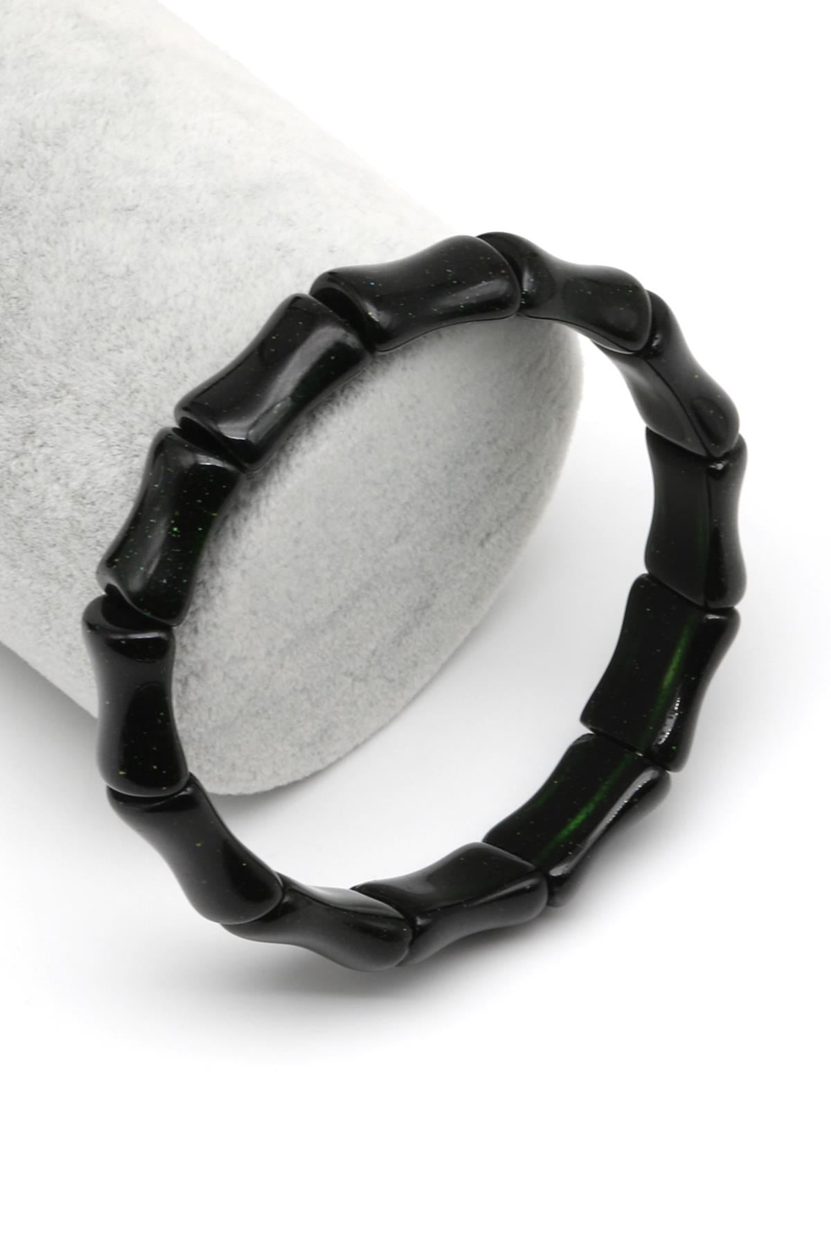 Yeşil Yıldız Taşı Bileklik 10 x 16 mm Özel Kesim
