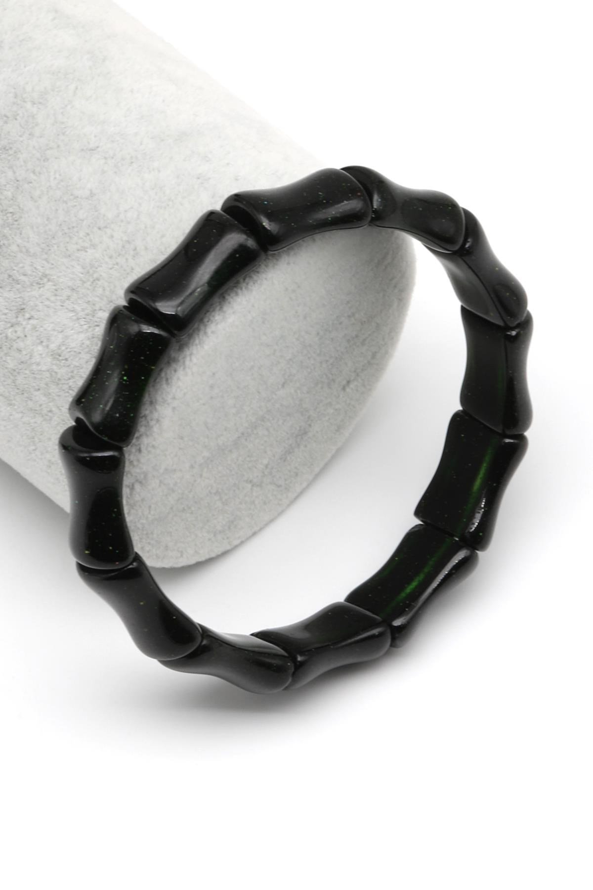 Yeşil Yıldız Taşı Bileklik 10 x 16 mm Özel Kesim