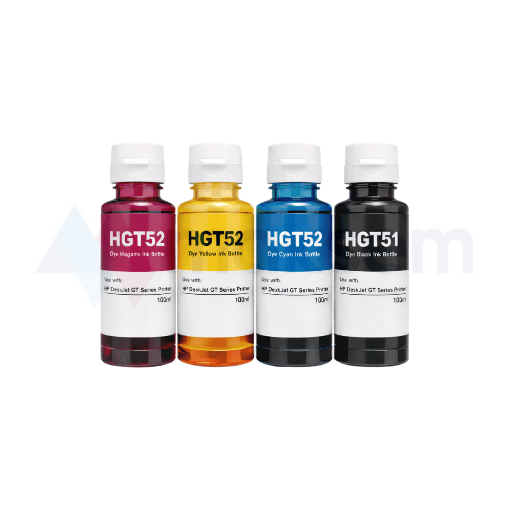 Kırmızı Mürekkep Dye (Ink) 100ml GT52M 3YP61AE NPI-400M, HP Ink Tank Wireless 410 411 412 415 416