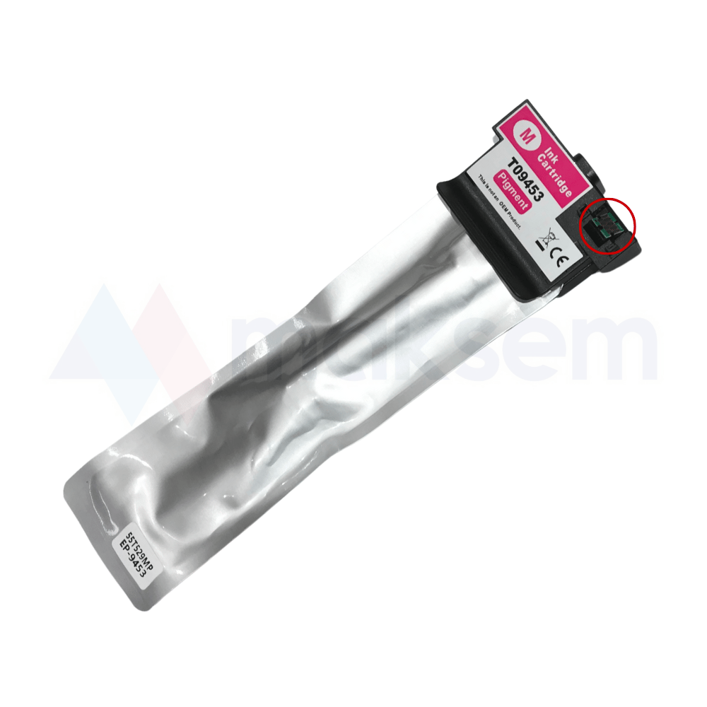 Kırmızı Mürekkep Kartuş Pigment (Ink) 5K 60ml T9453XL C13T945340, Epson WorkForce WF-C5215dw