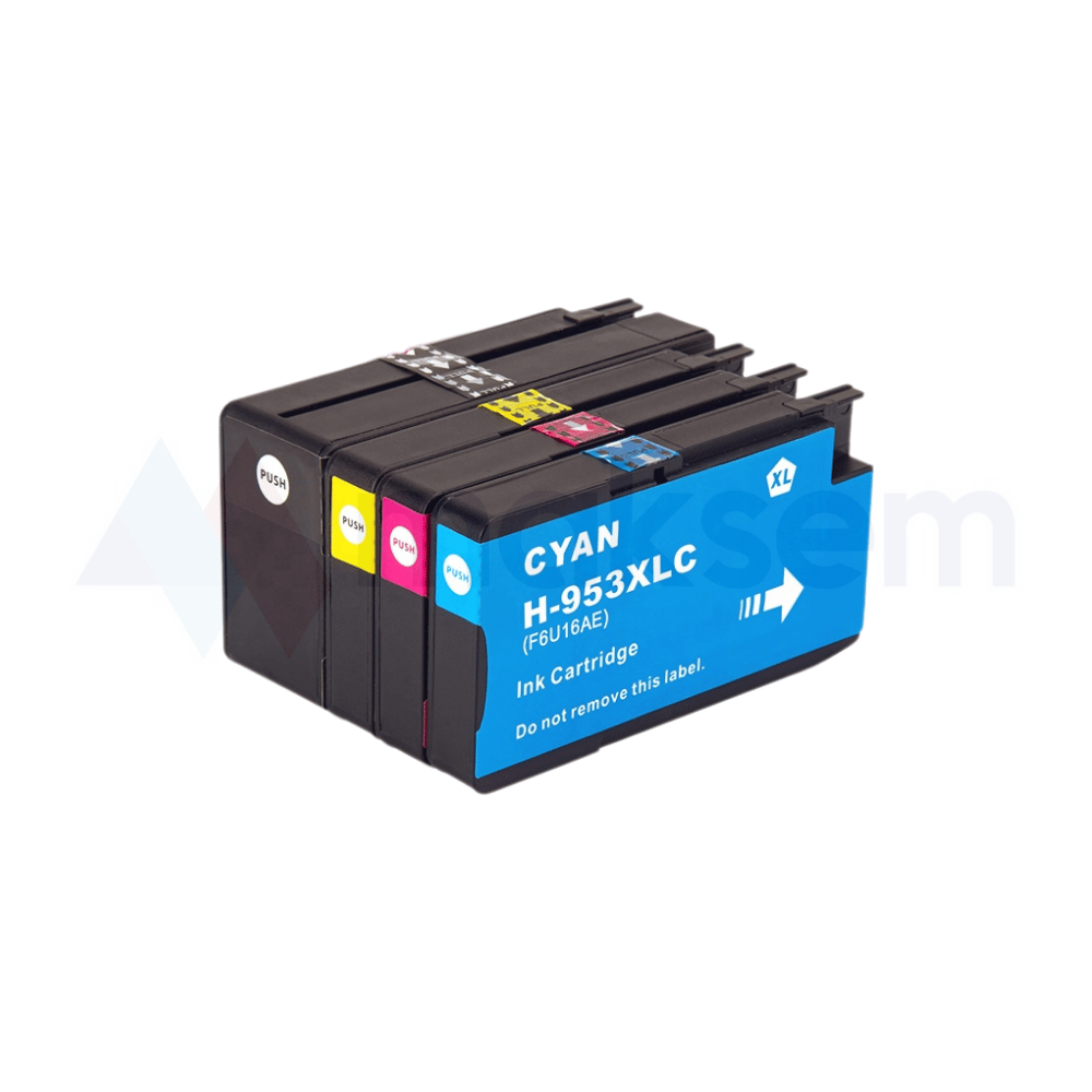 Muadil Mavi Kartuş 26ml Pigment 953XL F6U16AE, HP OfficeJet Pro 7720 7730 7740 8210 8218 8710