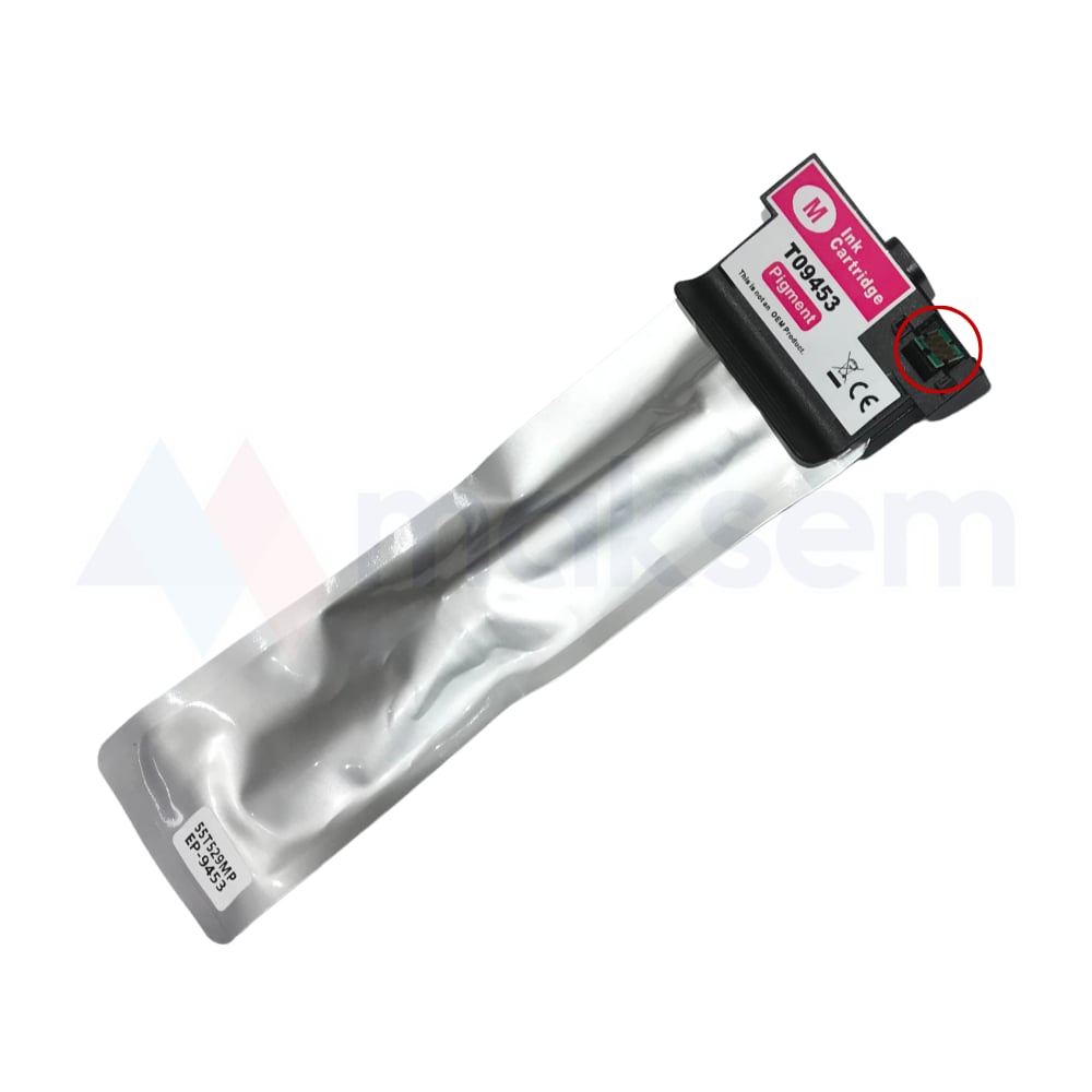 Kırmızı Mürekkep Kartuş Pigment (Ink) 5K 60ml T9453XL C13T945340, Epson WorkForce WF-C5215dw