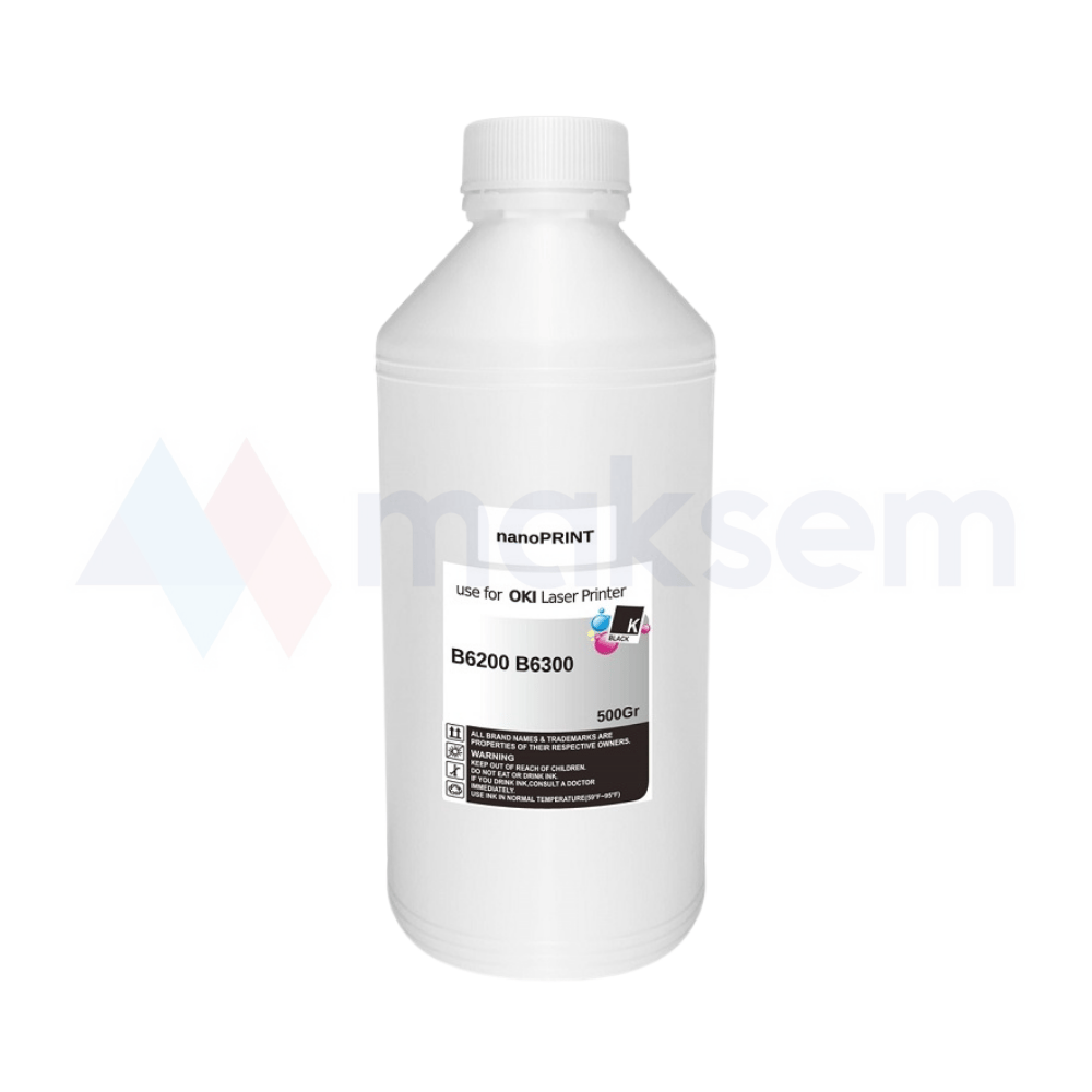 Mono Toner Tozu (Toner Powder) 500gr nanoPRINT, OKI B6200 B6300