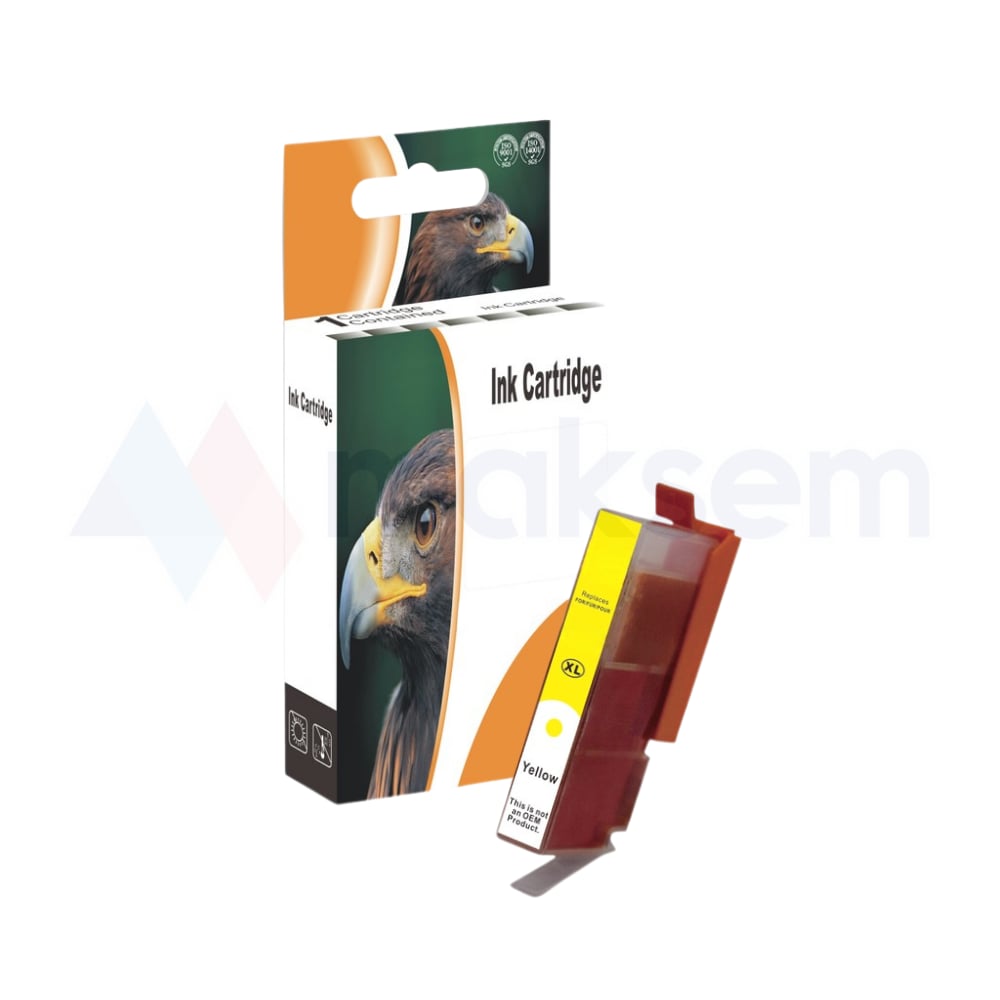 Muadil Sarı Kartuş LC-535XL, Brother DCP-J100 DCP-J105 MFC-J200