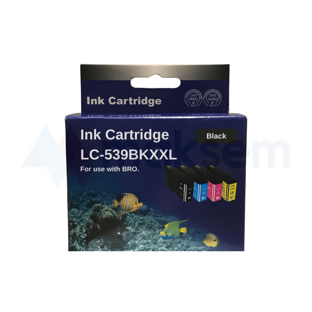 Muadil Siyah Kartuş LC-539XL, Brother DCP-J100 DCP-J105 MFC-J200