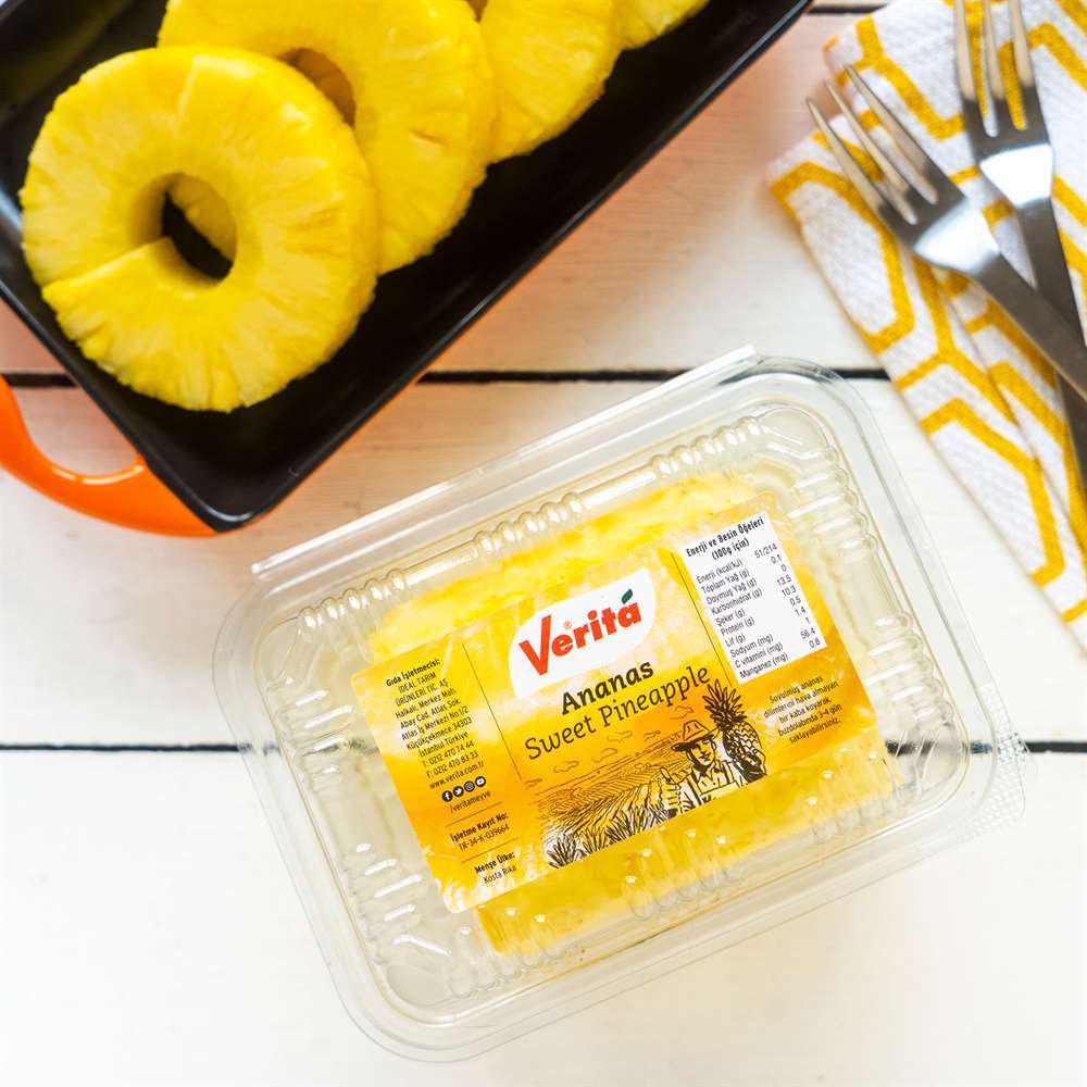Ananas Soyulmuş, Paket