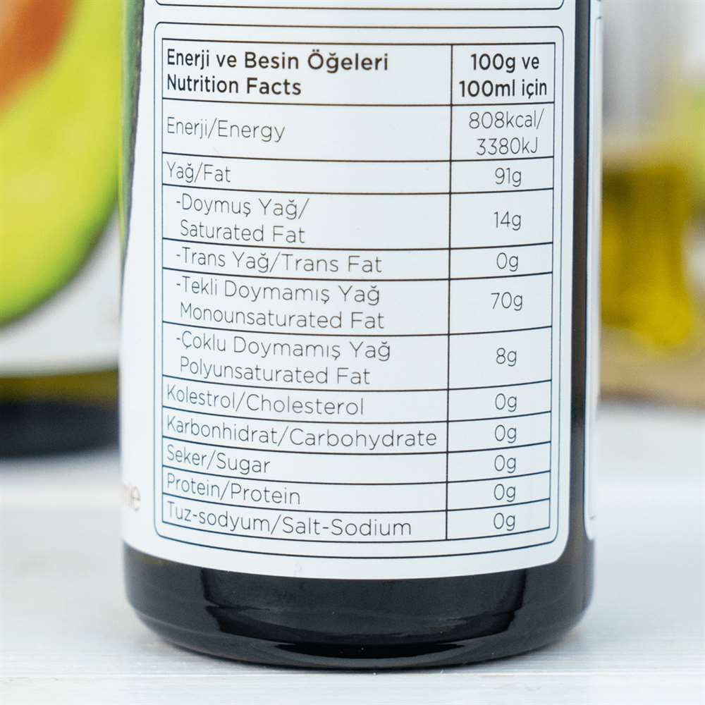 Avokado Yağı, 250ml/şişe