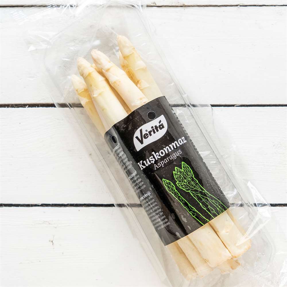 Beyaz Kuşkonmaz, Paket