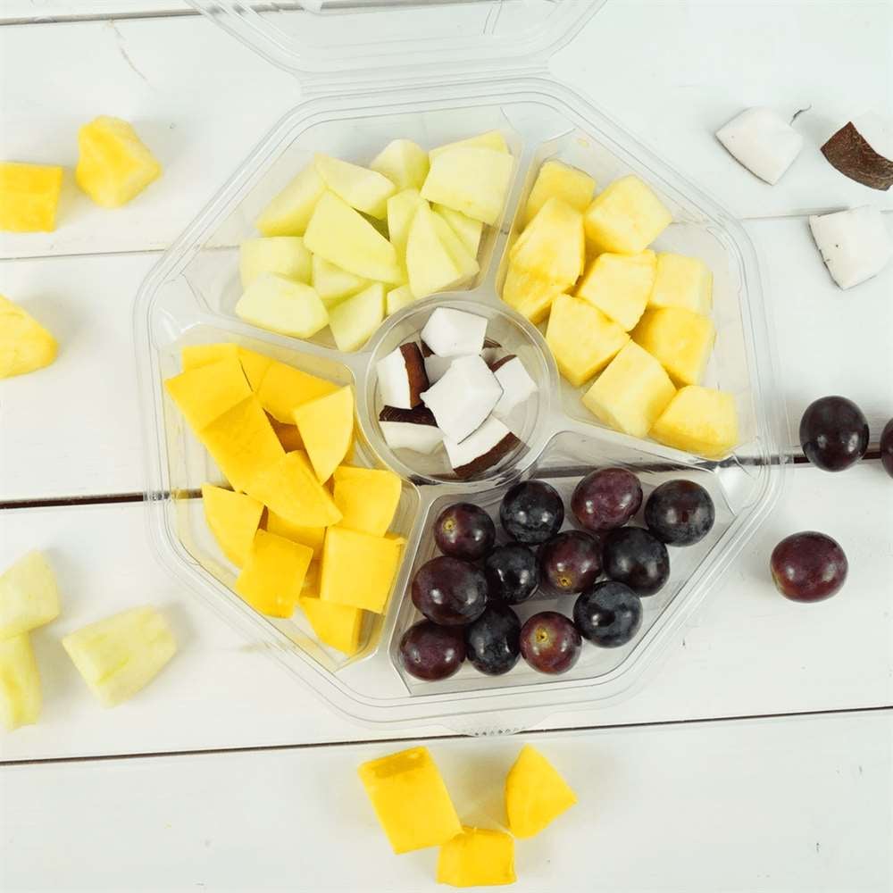 Meyve Salatası (Ananas, Elma, Hindistan Cevizi, Mango, Üzüm), Paket