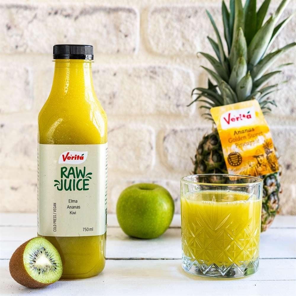 Yeşil Elma, Ananas, Kivi Suyu, Şişe