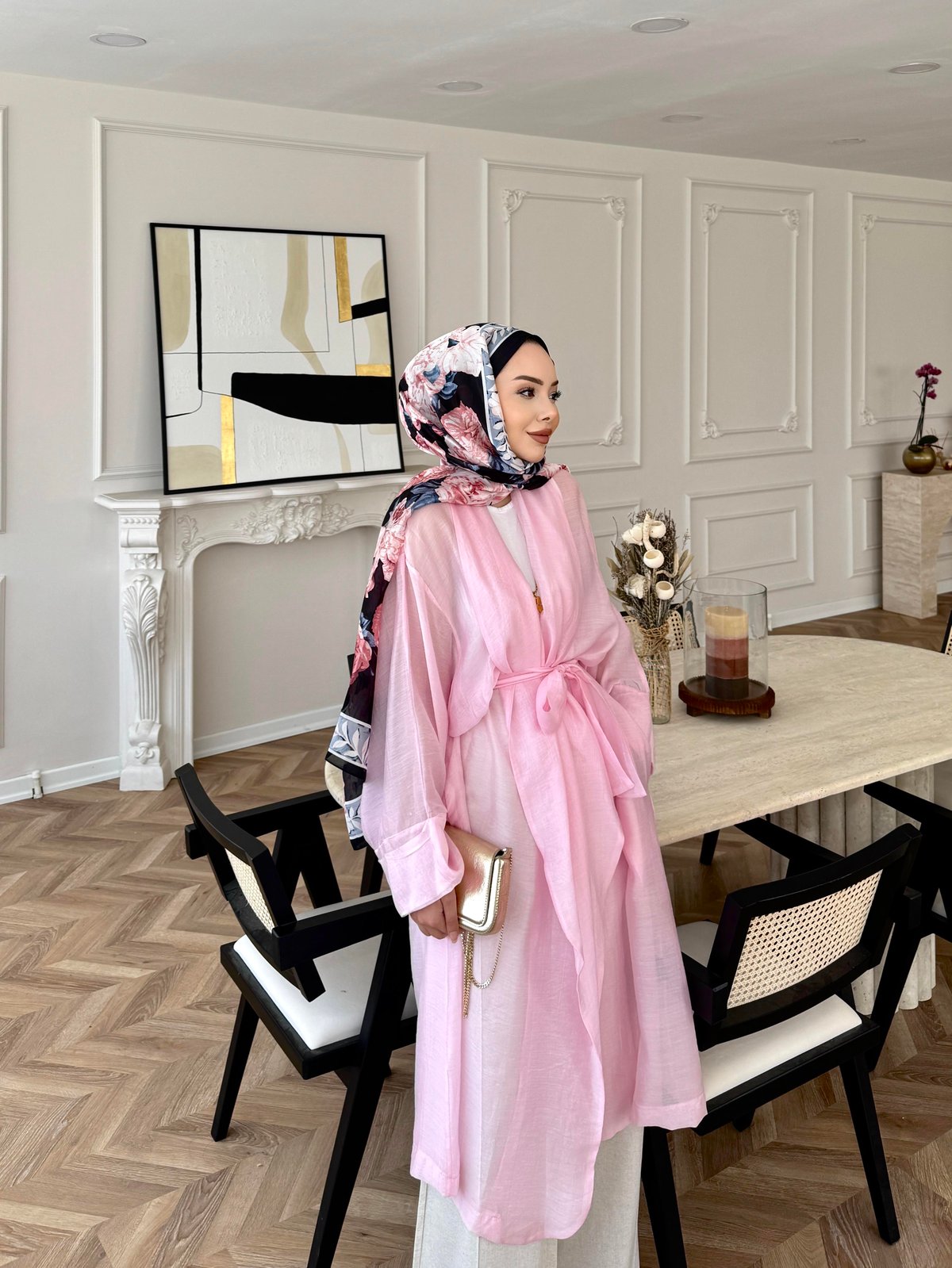 Evol Kimono Pembe 