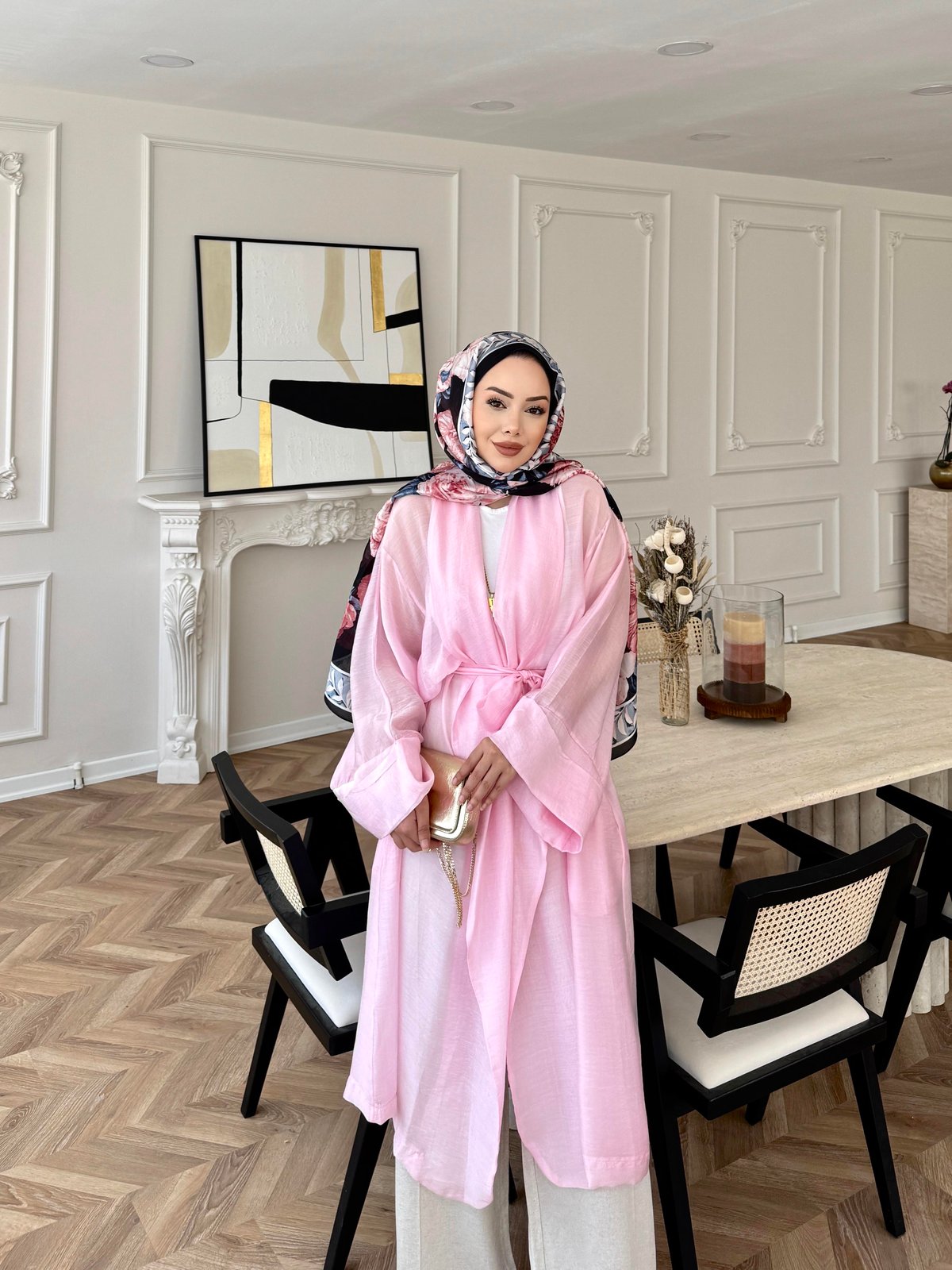 Evol Kimono Pembe 