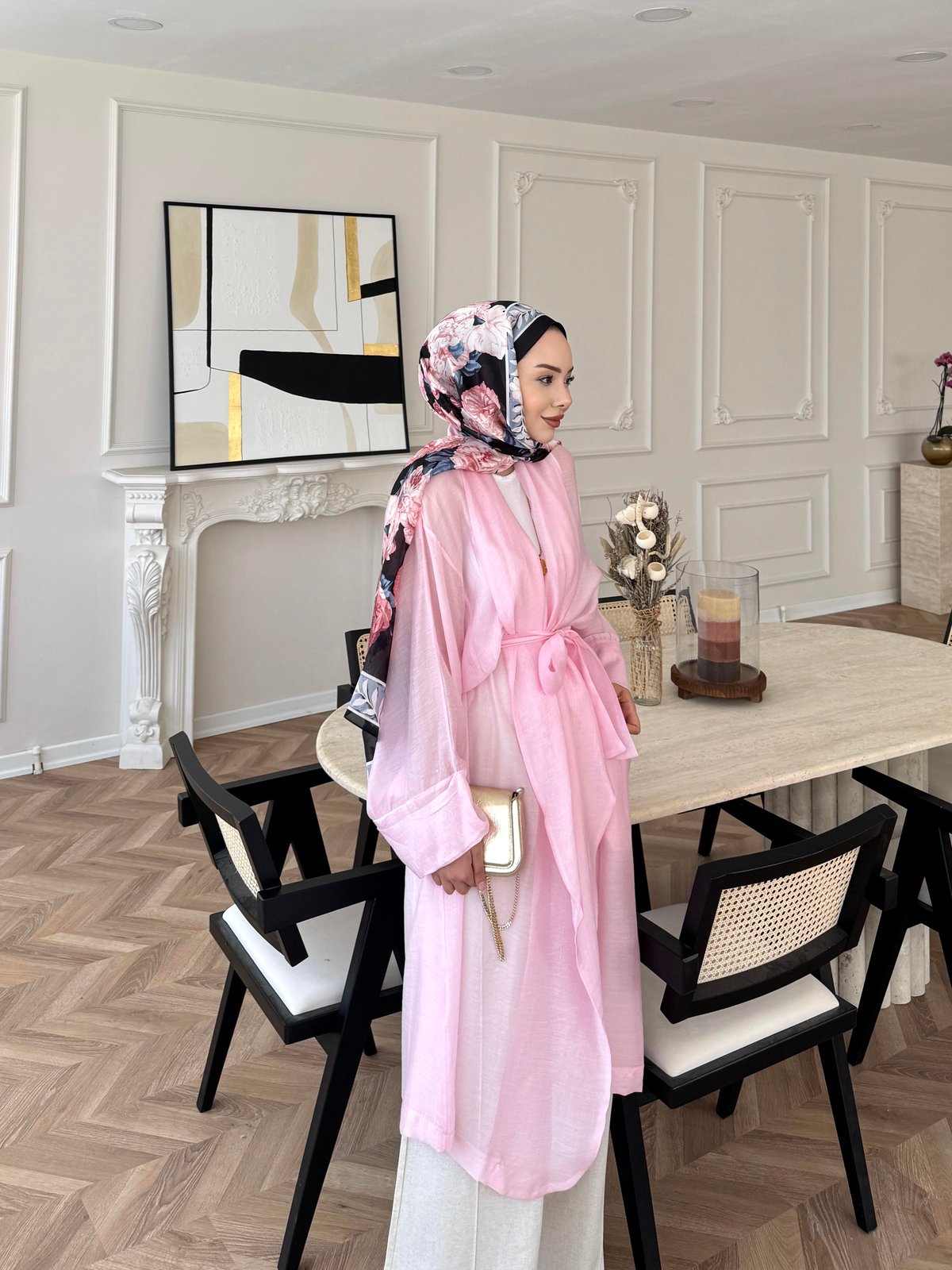 Evol Kimono Pembe 