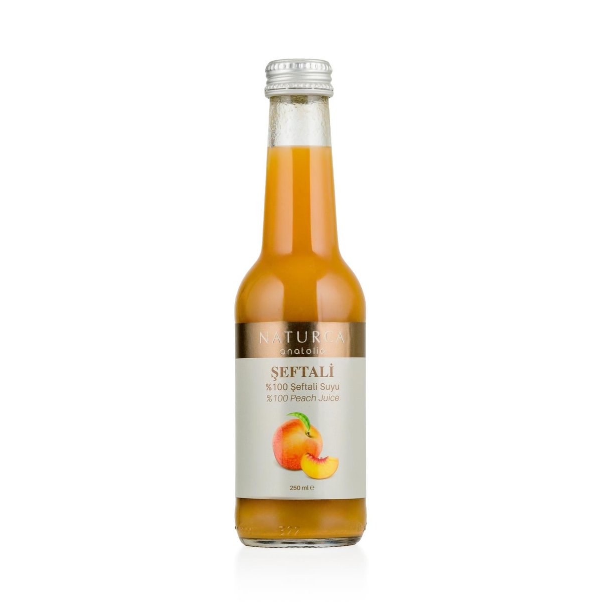 %100 Meyve Suyu Şeftali 250 ml - Naturca