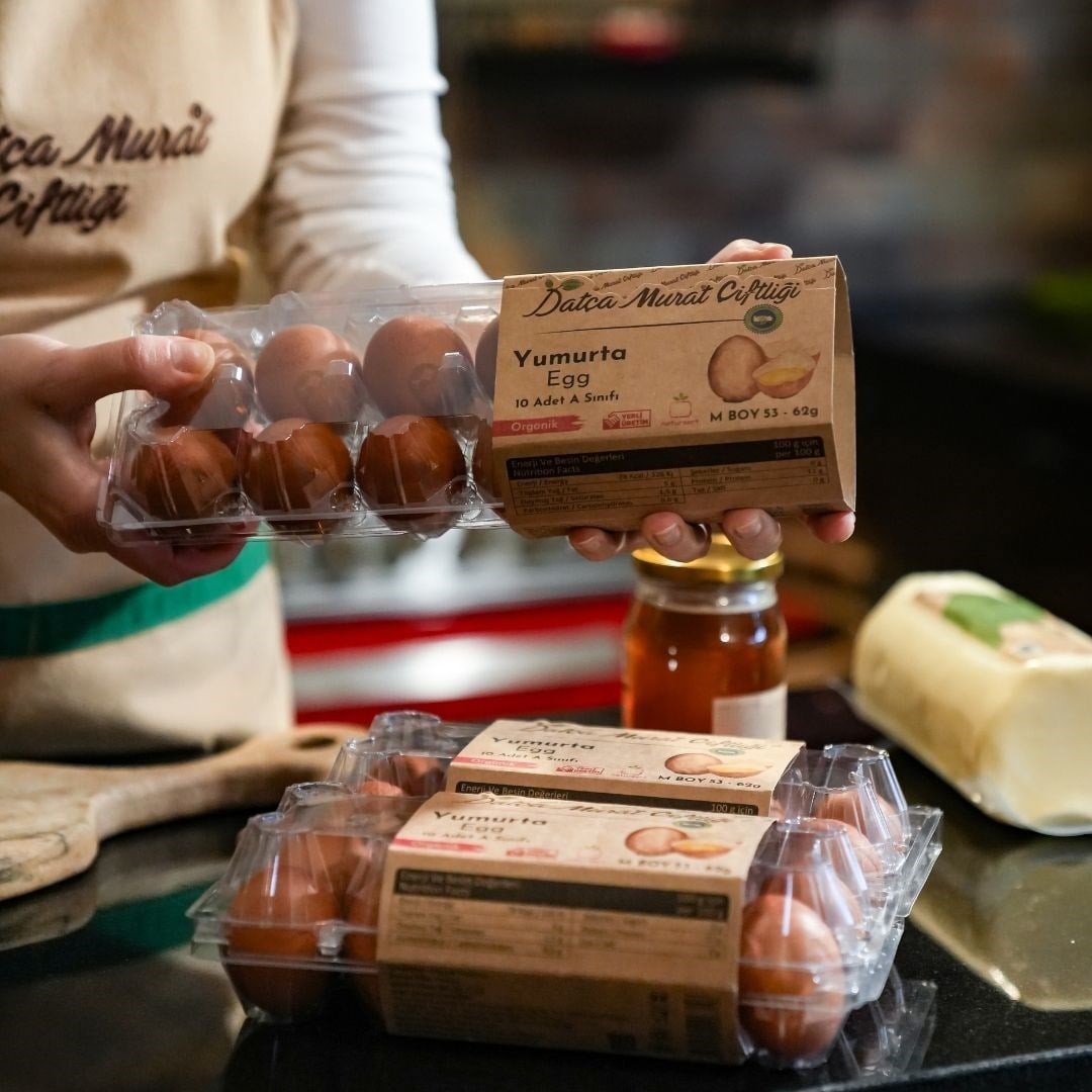 2 Paket 10'lu Organik Yumurta