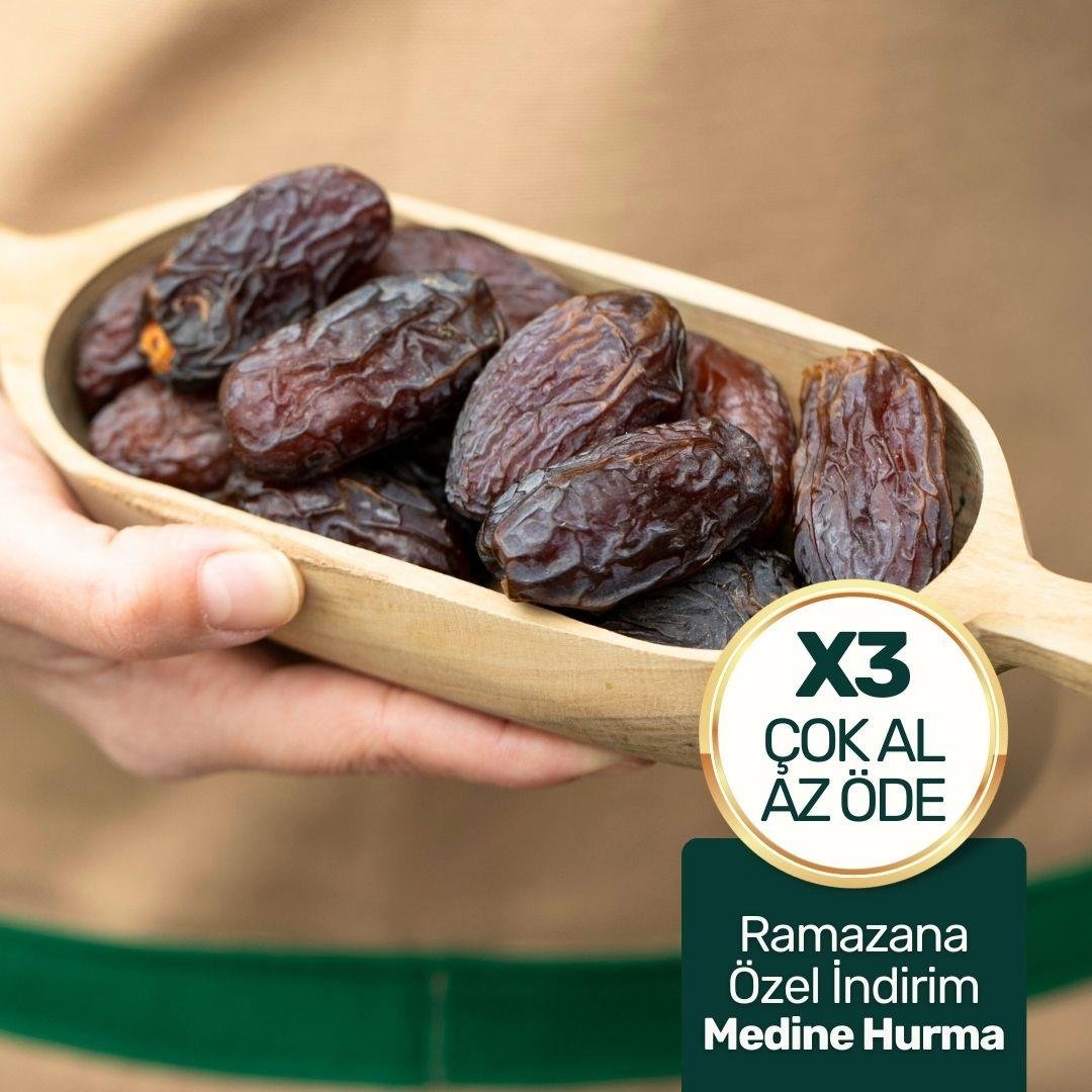 3'lü Fırsat Paketi Medine (Mebrum) Hurma 250 gr