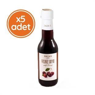 5 Li Vişne Suyu Paketi 250 Ml -Ancora