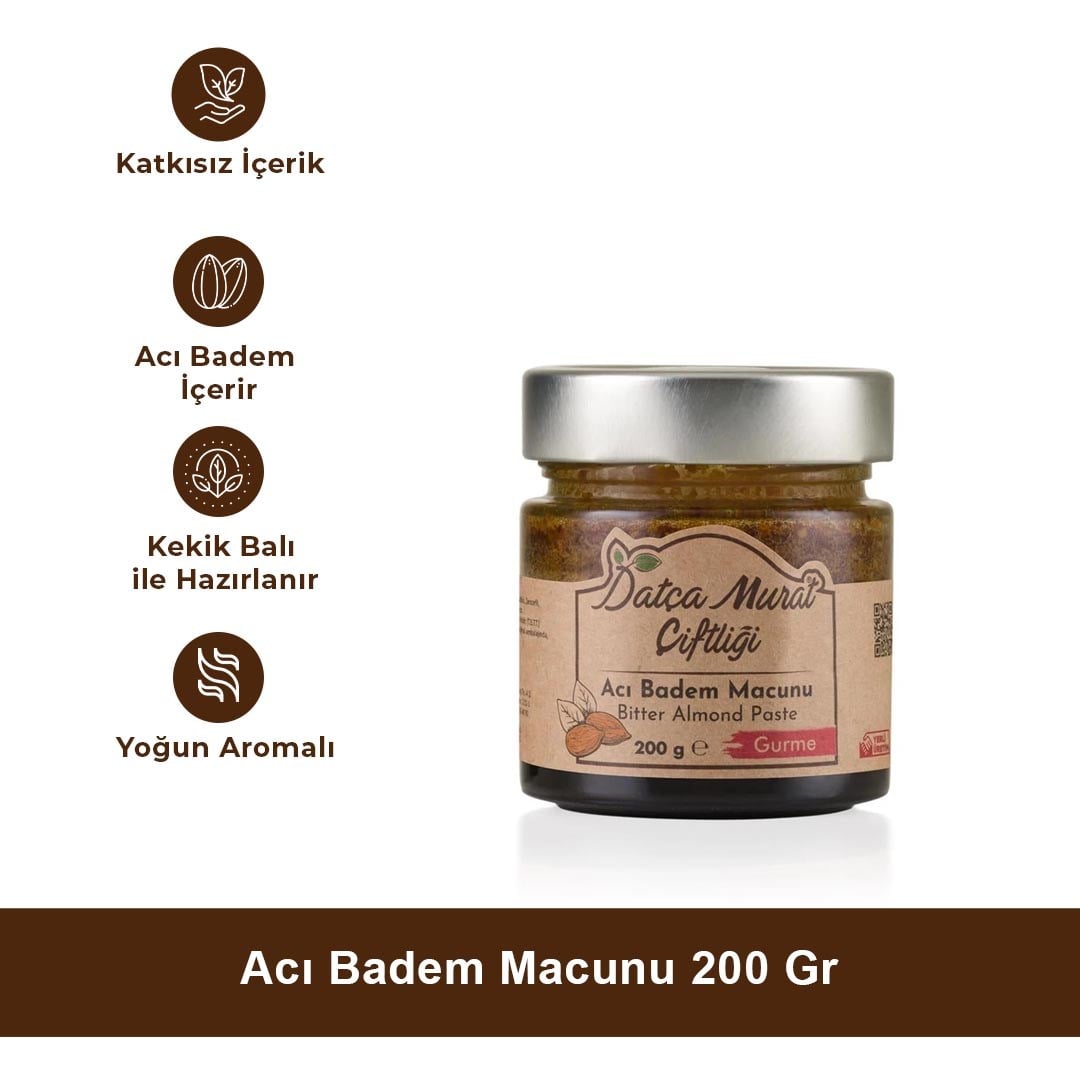 Acı Badem Macunu 200 Gr