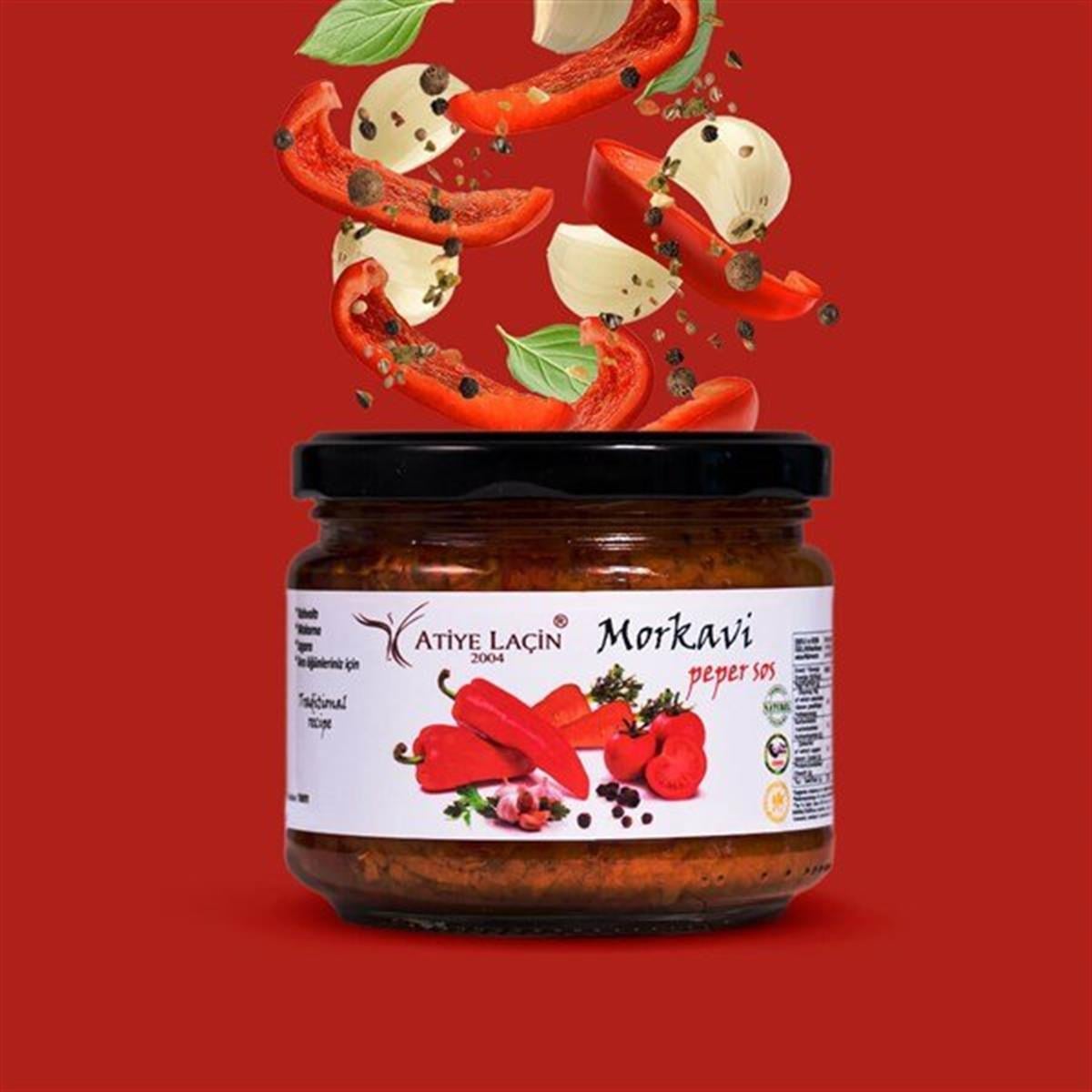 Atiye Laçin - Morkavi Pepper Sos 300 gr
