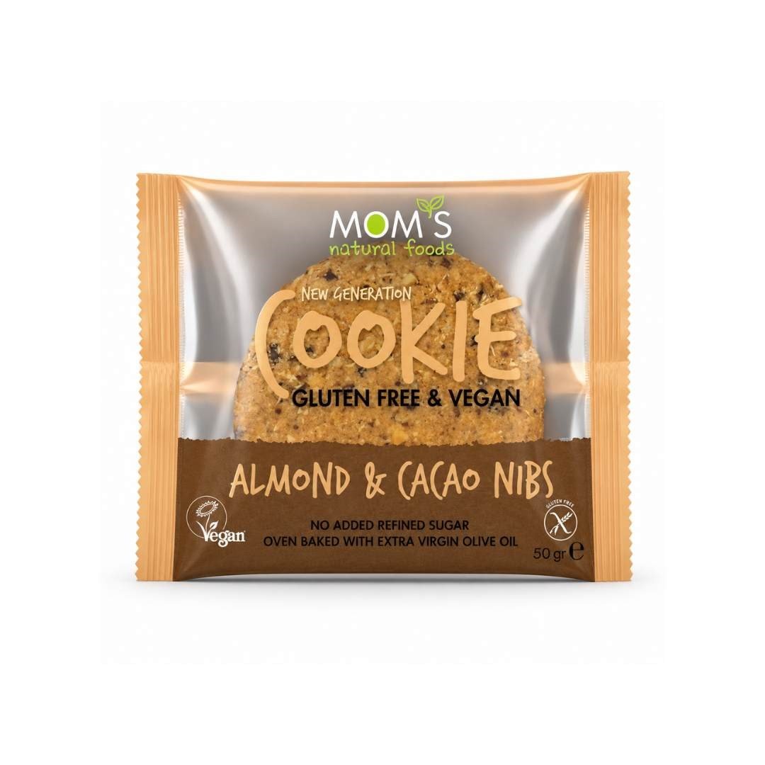 Badem Kakao Nibs Cookie 50gr - Mom's