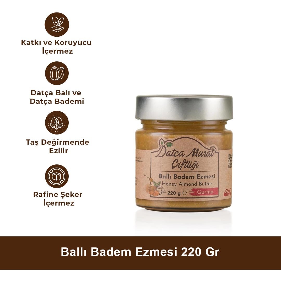Ballı Badem Ezmesi 220 Gr