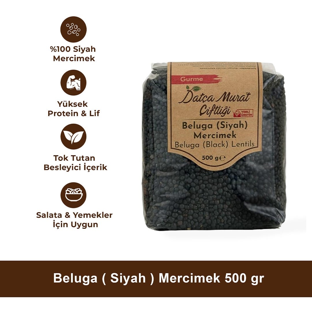 Beluga ( Siyah ) Mercimek 500 gr