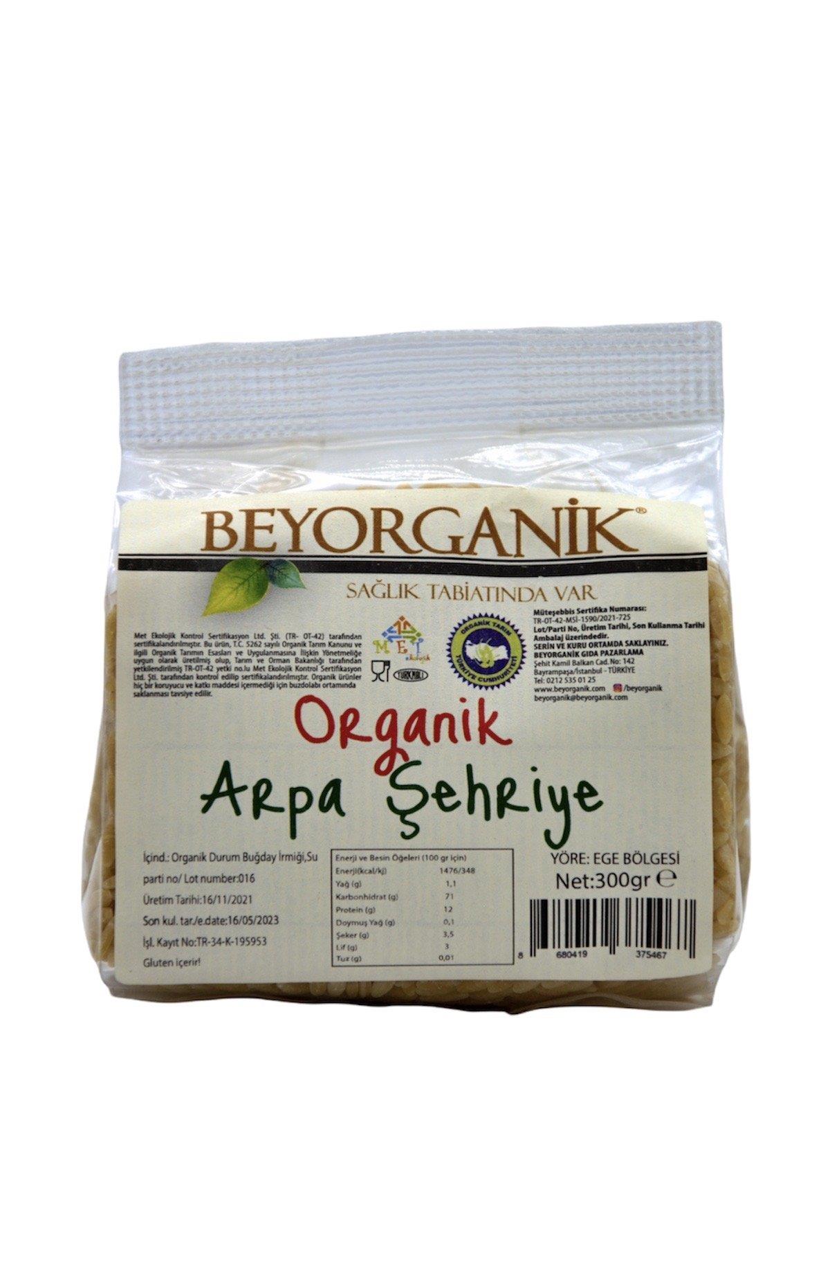 Beyorganik Organik Arpa şehriye 300 Gr