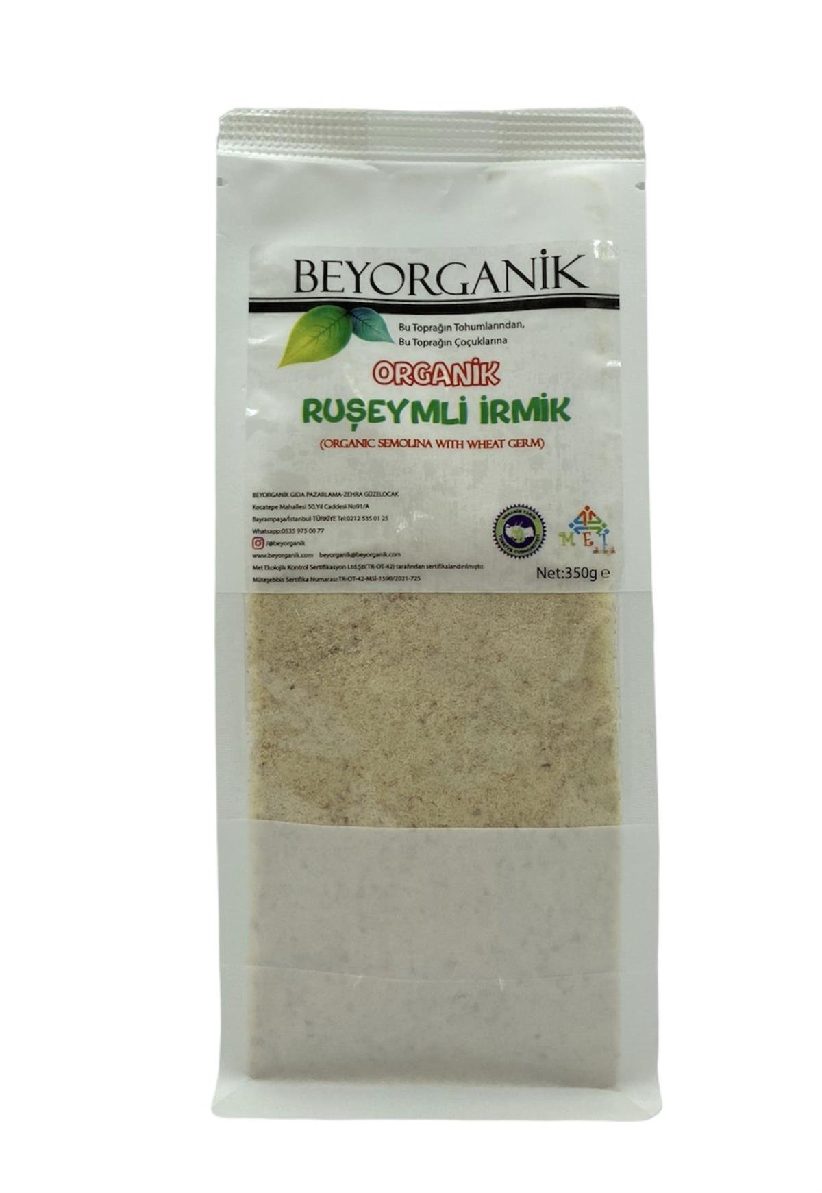Beyorganik Organik Bebek İrmik 350 Gr