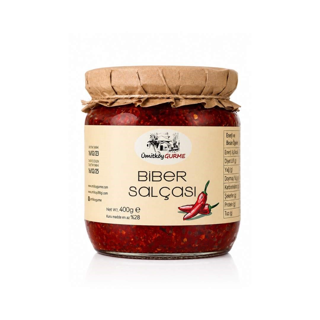 Biber Salçası 400 gr - Ümitköy Gurme