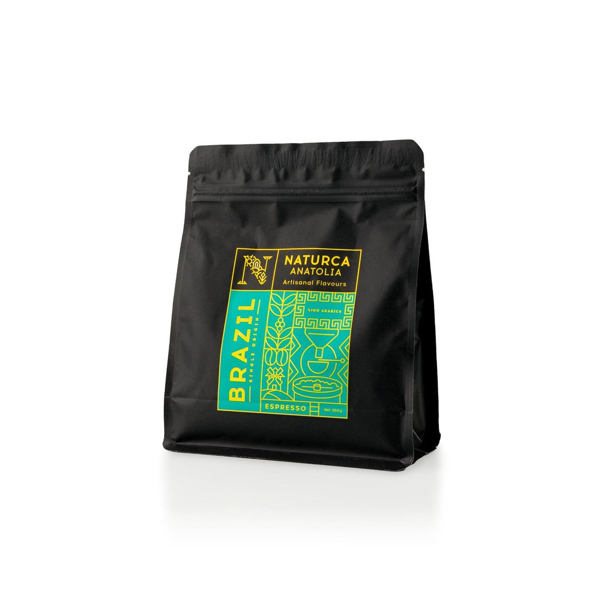 Çekirdek Kahve Brezilya ( Espresso ) 250 gr - Naturca