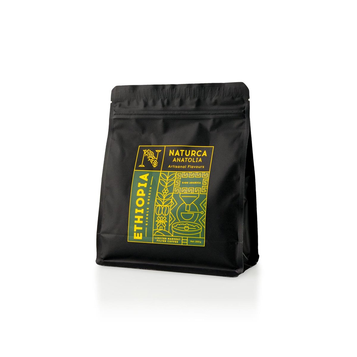 Çekirdek Kahve Etiyopya(Filtre) 250 gr - Naturca