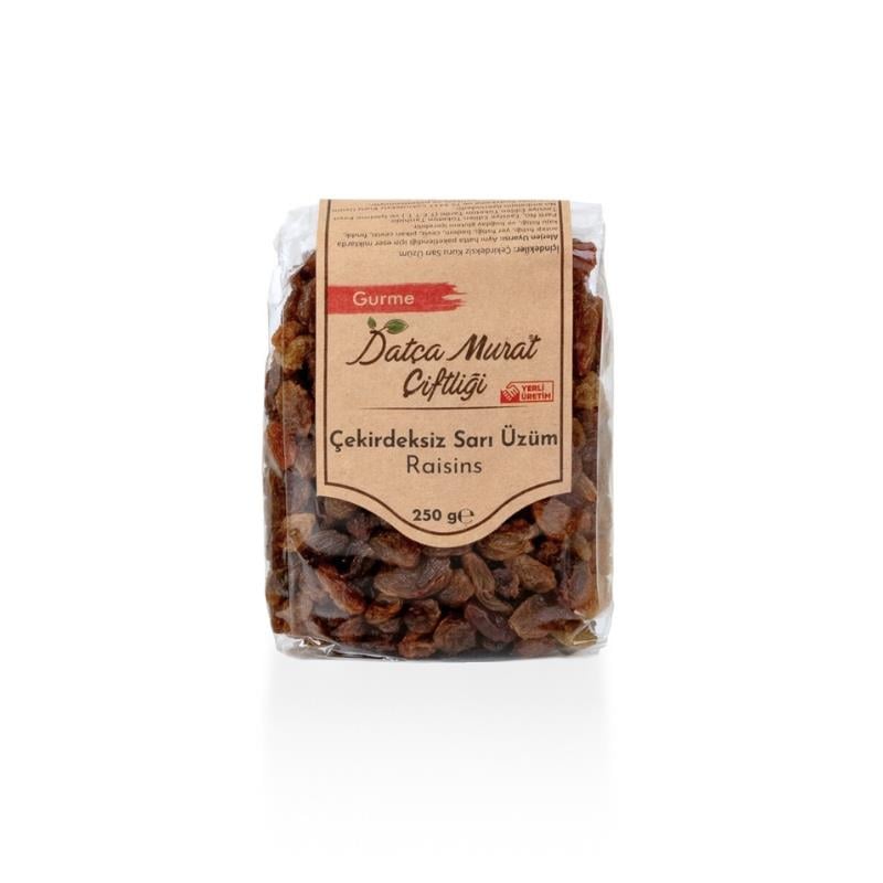 Çekirdeksiz Sarı Üzüm Kurusu 250 gr