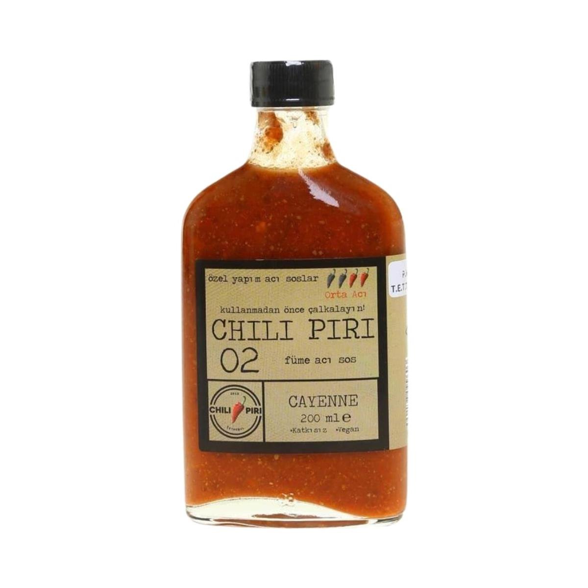 Chili Piri Füme Acı Sos 200 ml-Hayfene