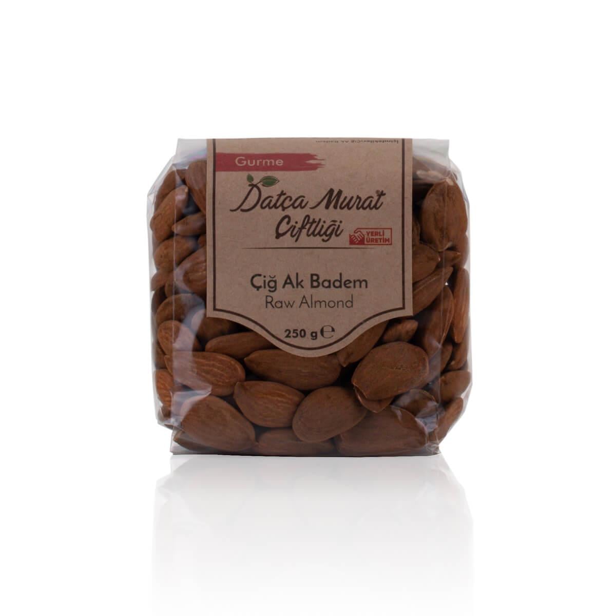 Çiğ Ak Badem 250 gr