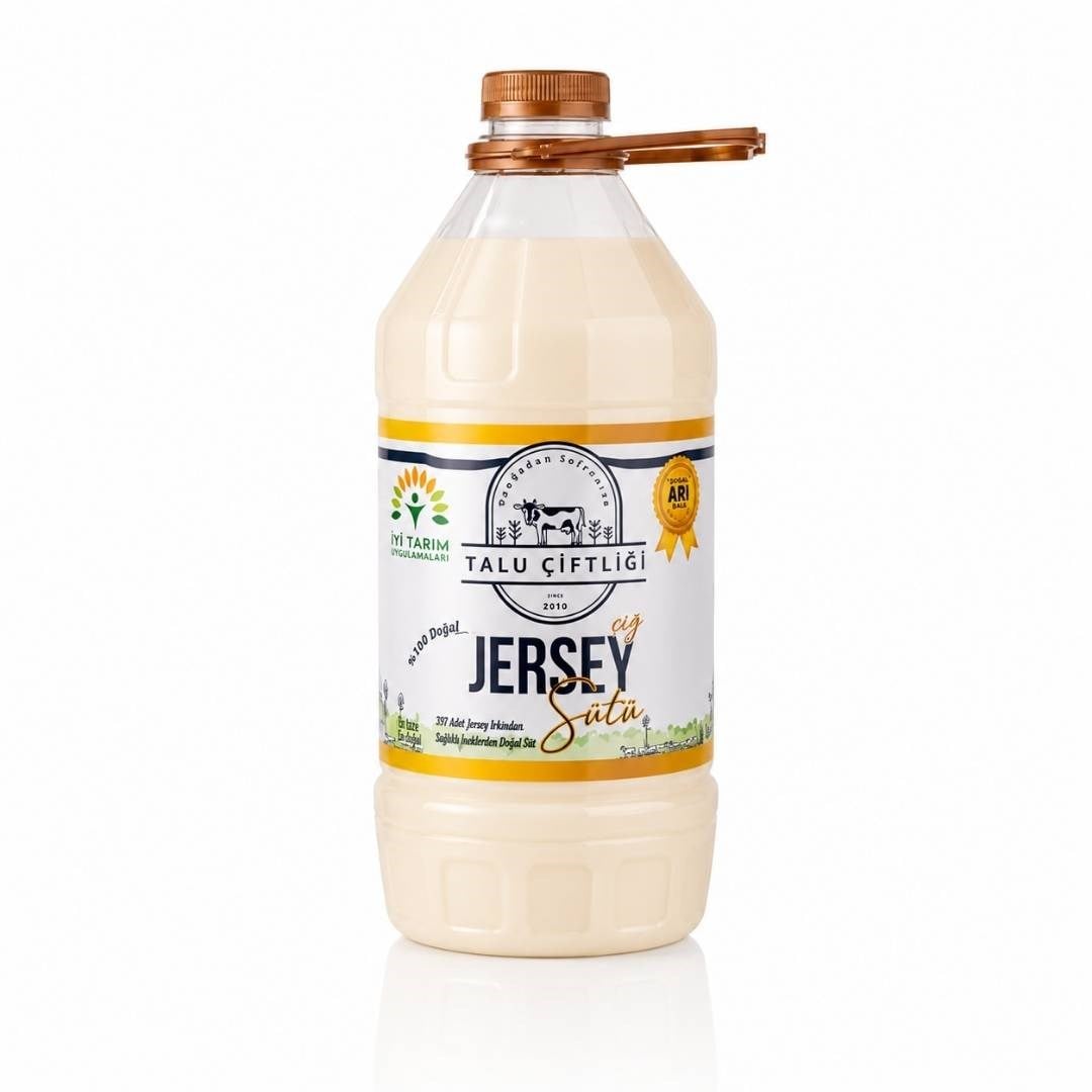 Çiğ Jersey Süt 3 Lt - Talu Çiftliği