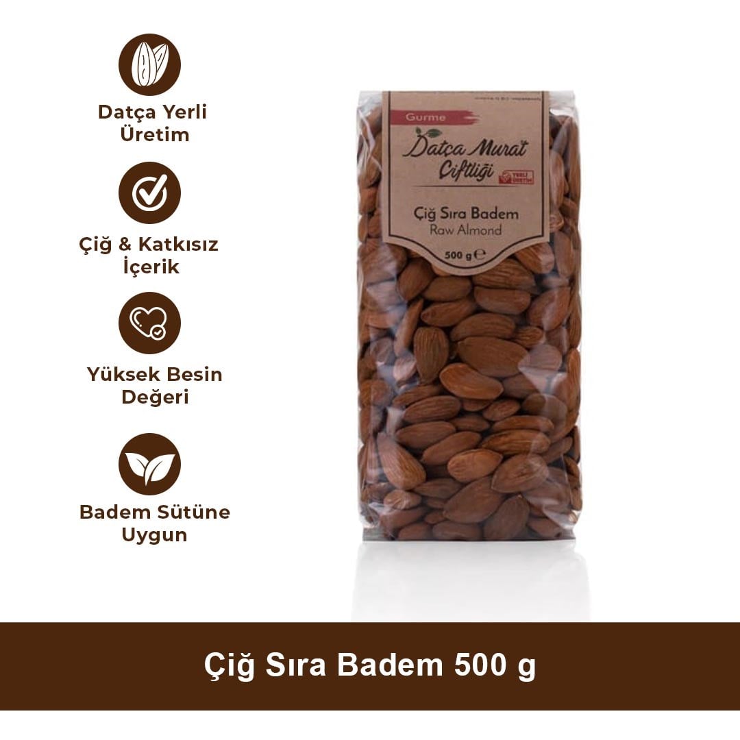 Çiğ Sıra Badem 500 g