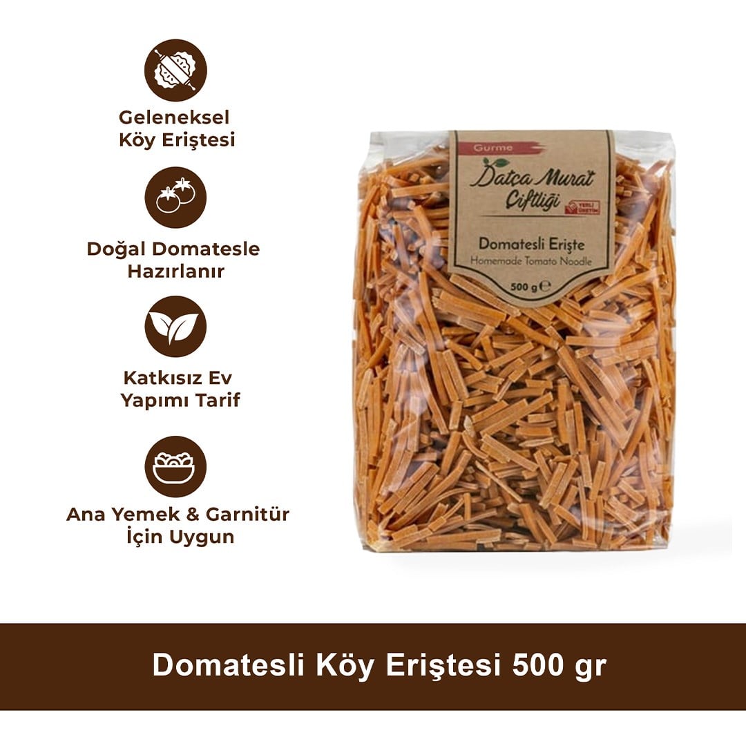 Domatesli Köy Eriştesi 500 gr
