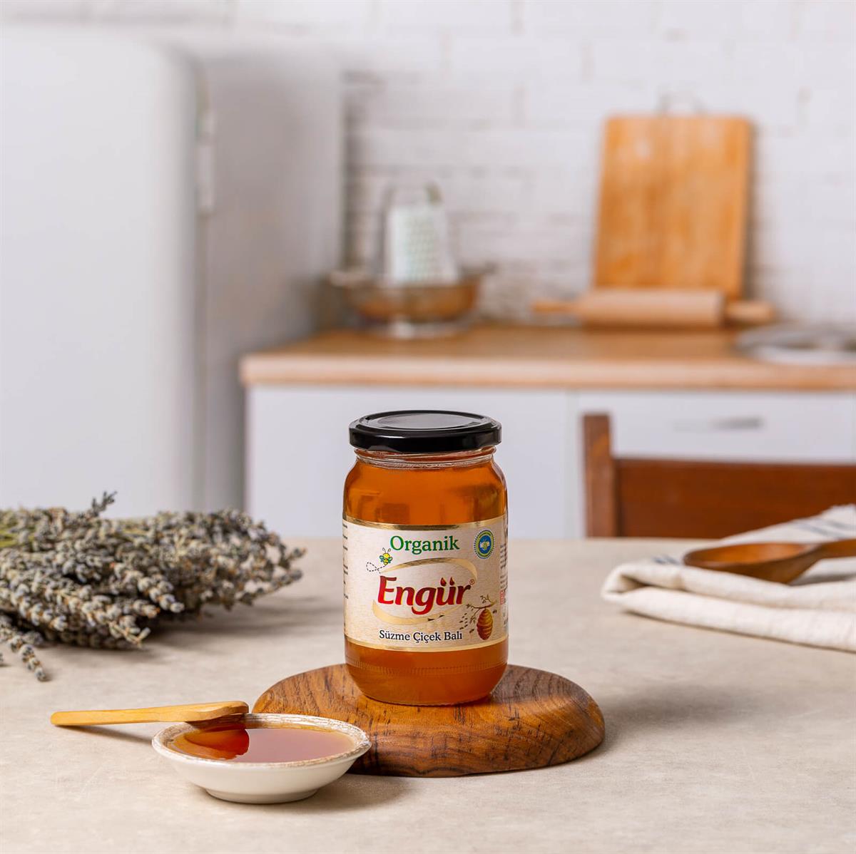 Engür - Organik Çiçek Balı 470 gr