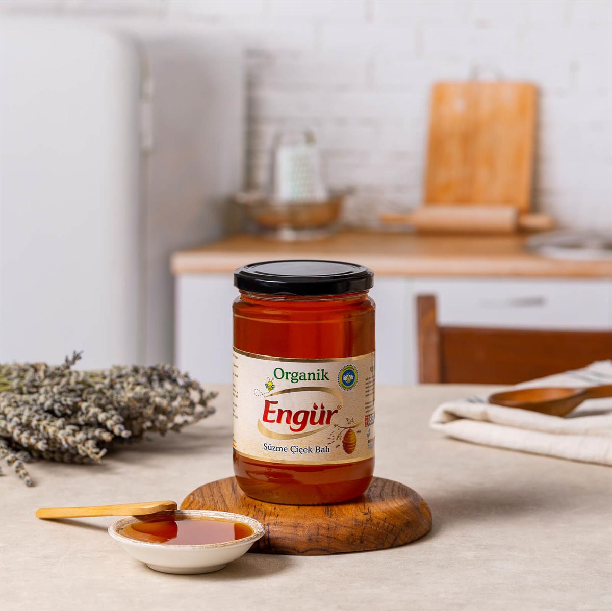 Engür - Organik Çiçek Balı 850 gr