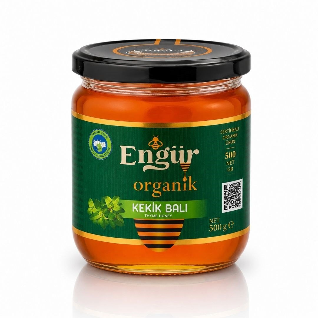 Engür Organik Süzme Kekik Balı 500 gr
