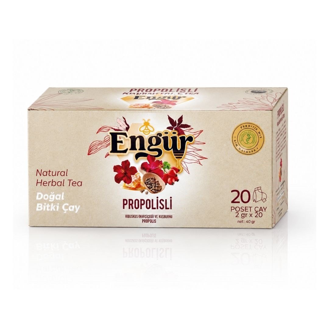 Engür Propolisli Kuşburnu Çayı 40 gr (20 poşet)