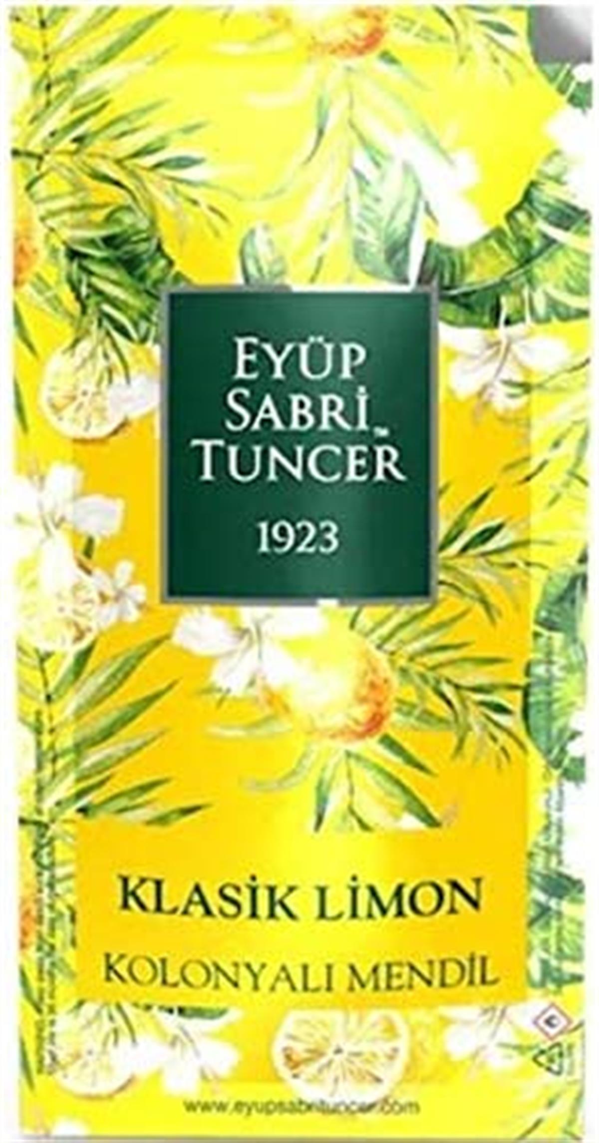 Eyüp Sabri Tuncer Kolonyalı Mendil Klasik Limon 150 li