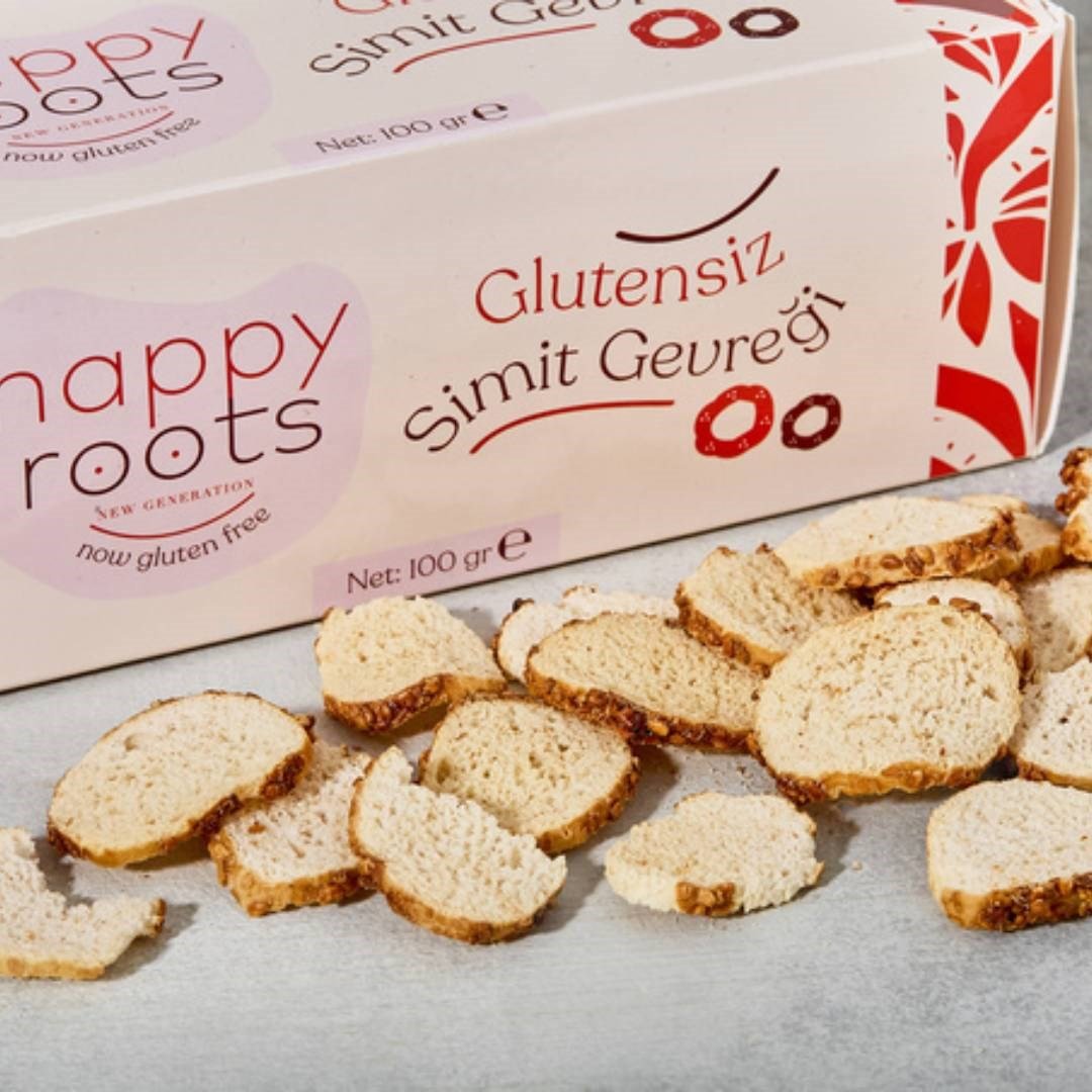 Gevreği Glutensiz Simit Gevreği 100 gr - Happy Roots