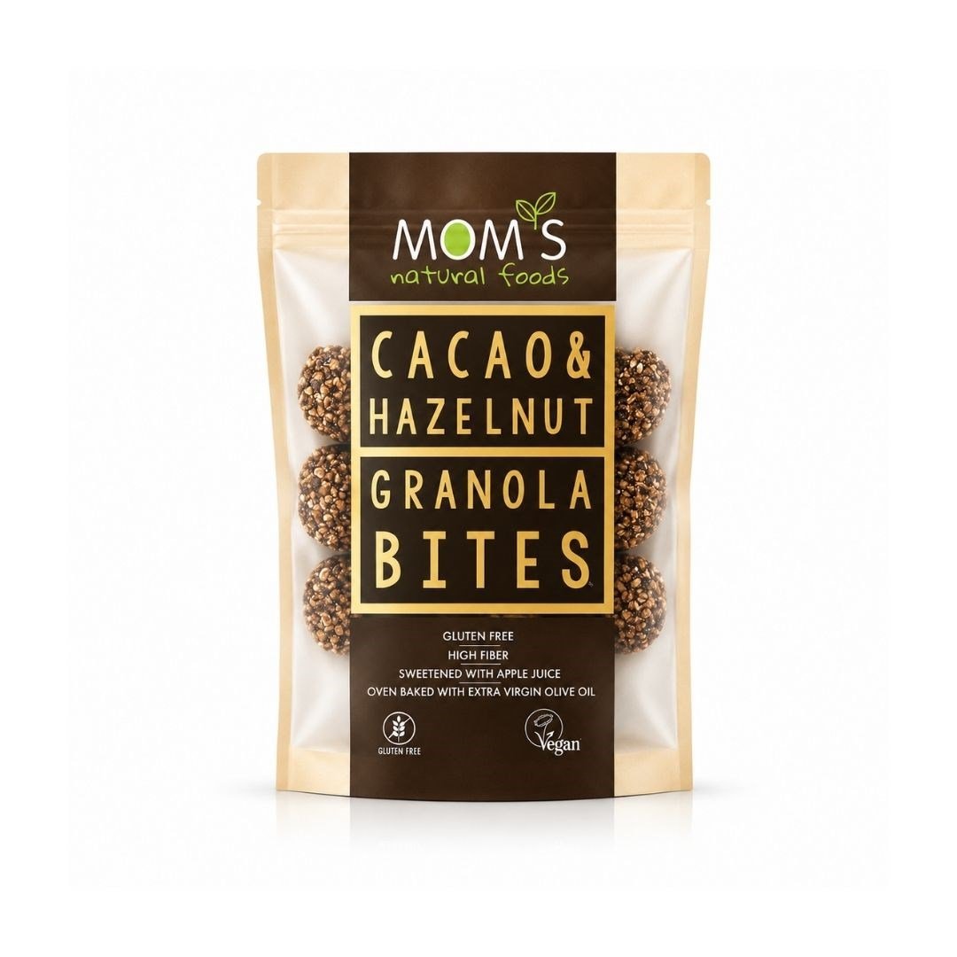 Glutensiz Kakao Fındık Granola Bites 40gr - Mom's