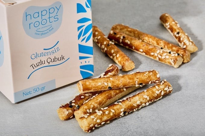 Grissini Glutensiz Grissini 50 gr - Happy Roots