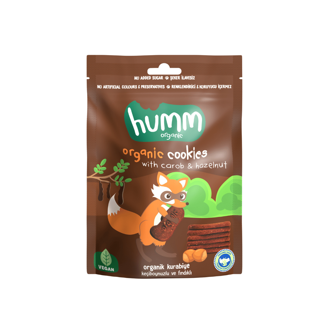 Humm Organic Keçiboynuzlu Fındıklı Kurabiye 55 gr