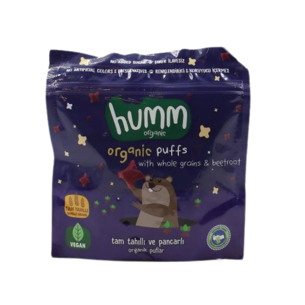 Humm Organik Pancarlı ve Tam Tahıllı Puflar 30 gr